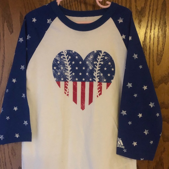 Adidas Girls Softball/Baseball Tee NWT - Picture 3 of 4